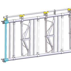 Embout adaptateur de mise à longueur pour cornadis