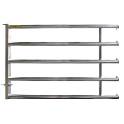 Embout arrière 5 lisses pour barrière de stabulation 2/3 m